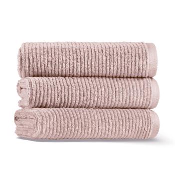 Полотенце в рубчик 30х40 Slim Ribbed от Lappartement (Лапартмент) - Quartz Пыльно-розовый Турция