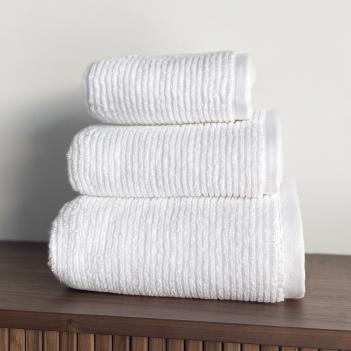 Салфетка рифленая для рук и лица 33х33 Slim Ribbed от Lappartement (Лапартмент) - Белый Турция