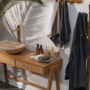 Полотенце мягкое 30х40 Soft Touch - Дым