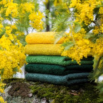 Полотенце 100% хлопок египетский 40х60 Супер Пил Super Pile от Abyss Habidecor (Абисс Хабидекор) 298 British Green - Насыщенный зеленый