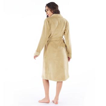 Халат женский махровый Sultan XS - Золотой от Hamam  