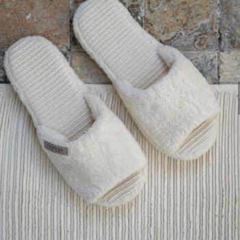 Коврик элитный 50х80 Galata Organic (Галата Органик) от Hamam Хамам -  Ivory / Слоновая кость 100% хлопок органический
