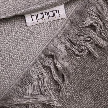 Полотенце пештемаль турецкая для пляжа, бассейна и яхты 100х180 Topkapi Pestemal - Дым