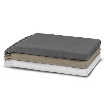 Пештемаль две стороны турецкая для пляжа, бассейна и яхты 100х180 Topkapi Pestemal - Белая