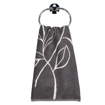 Полотенце двухцветное с цветами 50х100 Atelier Floral 6239 33 - Медный