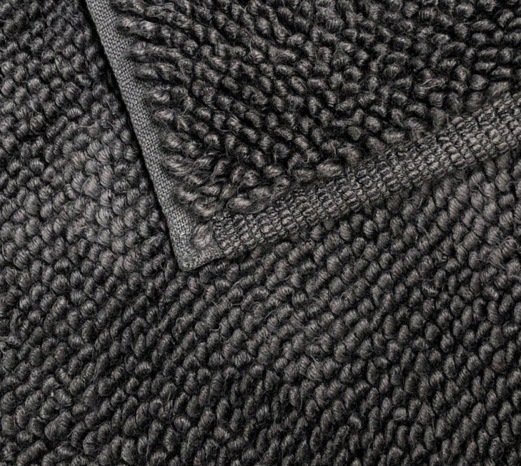 Коврик 60х60 Pera Woven Хамам - Антрацит - детально