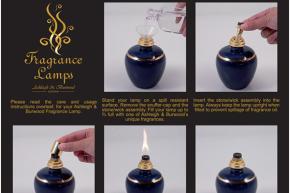 Ashleigh & Burwood: Правила обращения с продукцией (ароматические лампы и свечи)